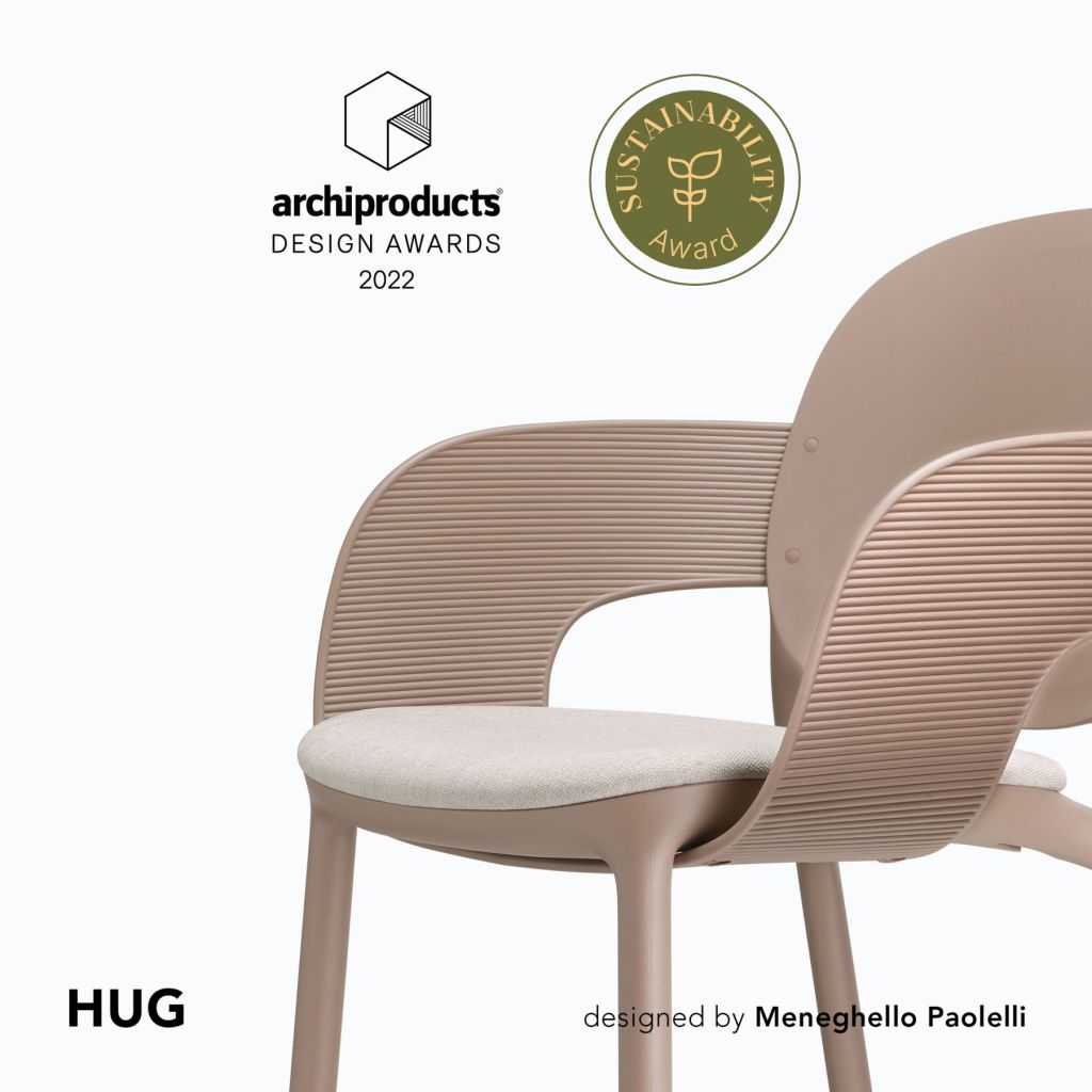 HUG receives the Special ‘Sustainability’ Mention at the Archiproducts Design Awards 2022