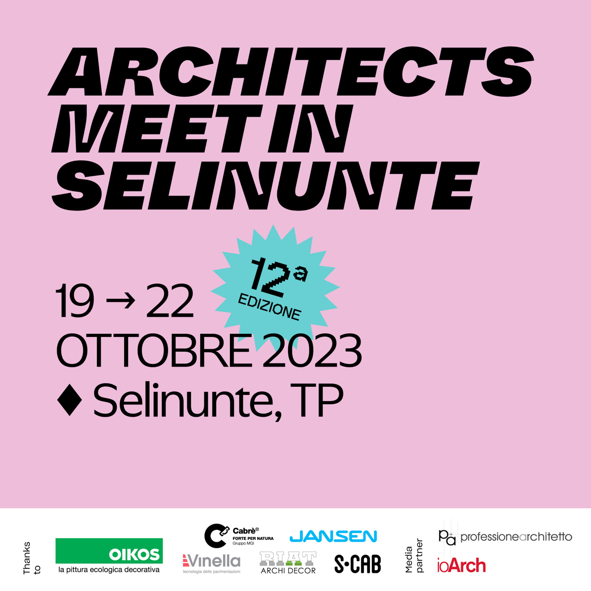 S•CAB partner di "Architects meet in Selinunte"